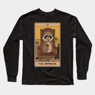 The Emperor - Raccoons Tarot Long Sleeve T-Shirt